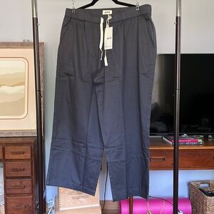 Pact Daily Twill Crop Pants XL BNWT